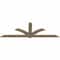 Ekena Millwork Redmond Rough Sawn Timber Gable Bracket, Douglas Fir, 108"W x 36"H x 2"D x 6"F, 8/12 Pitch GBW108X36X0206RED00RDF - alternate 3